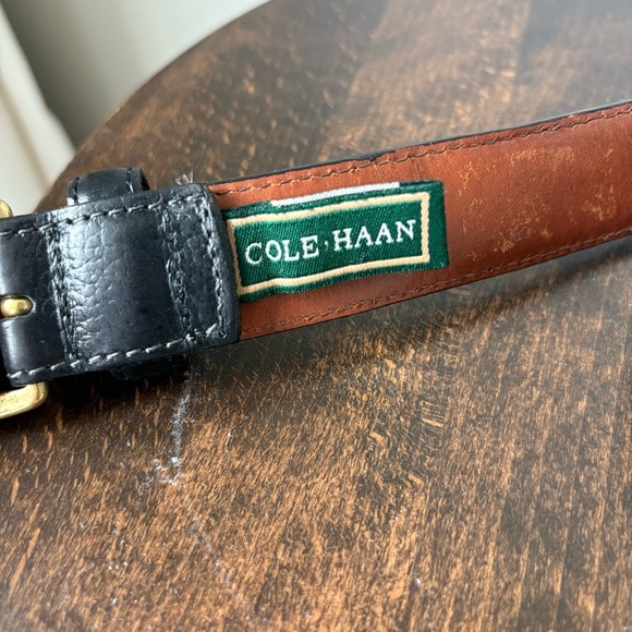 Vintage Cole Haan Leather Belt - Picture 3 of 9